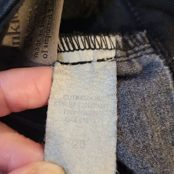 Frankie B. Low Rise Black Jeans Womens Slim Fit Cotton/Spandex 26 Waist 33" Inse - Picture 13 of 16